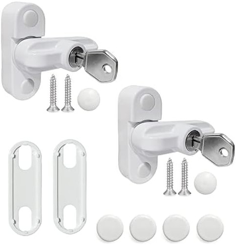 Window sash jammer locks set - locks, 2