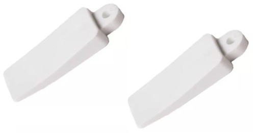 Small white rubber - white, wedges